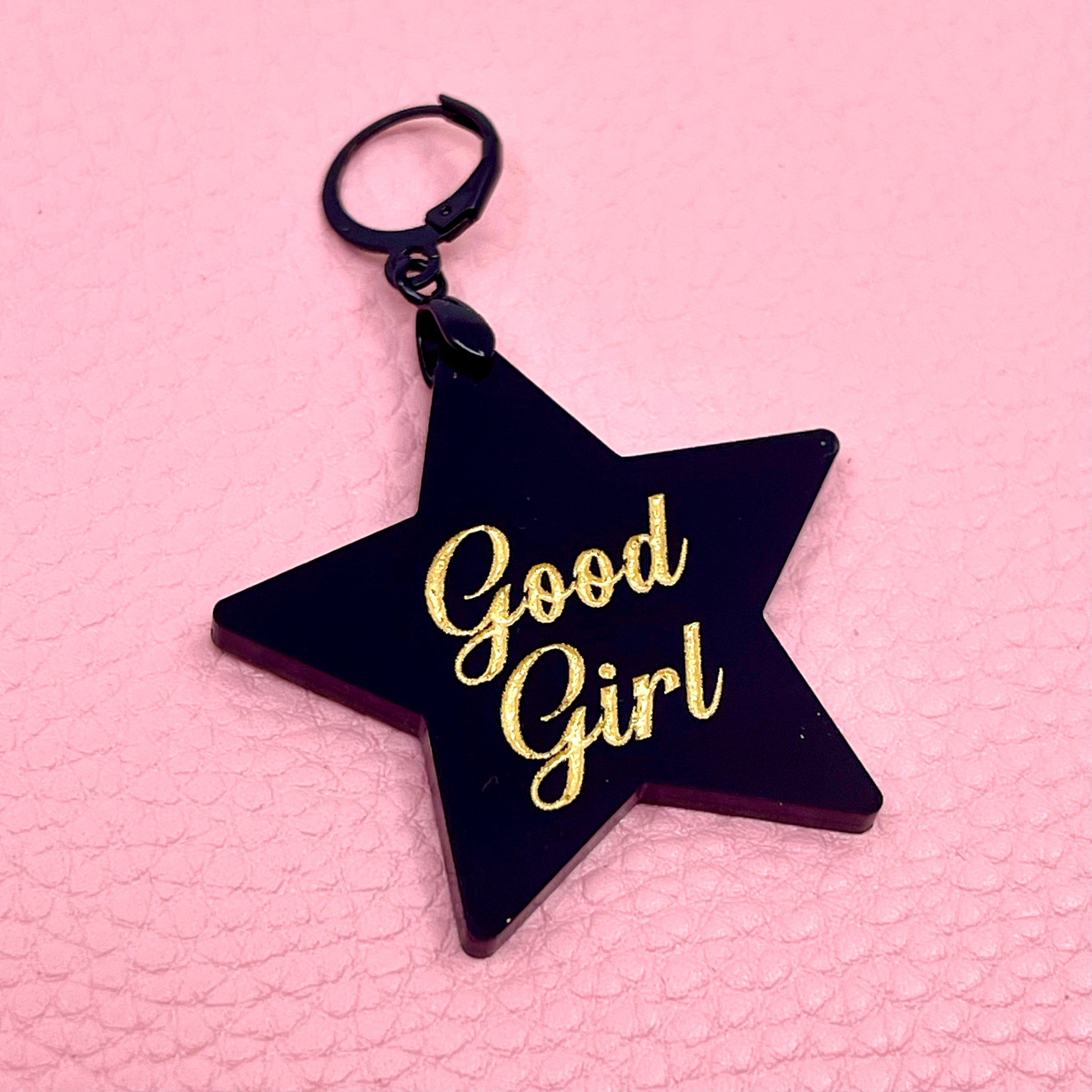 Custom Acrylic Collar Tag - Star Collar Tag Restrained Grace
