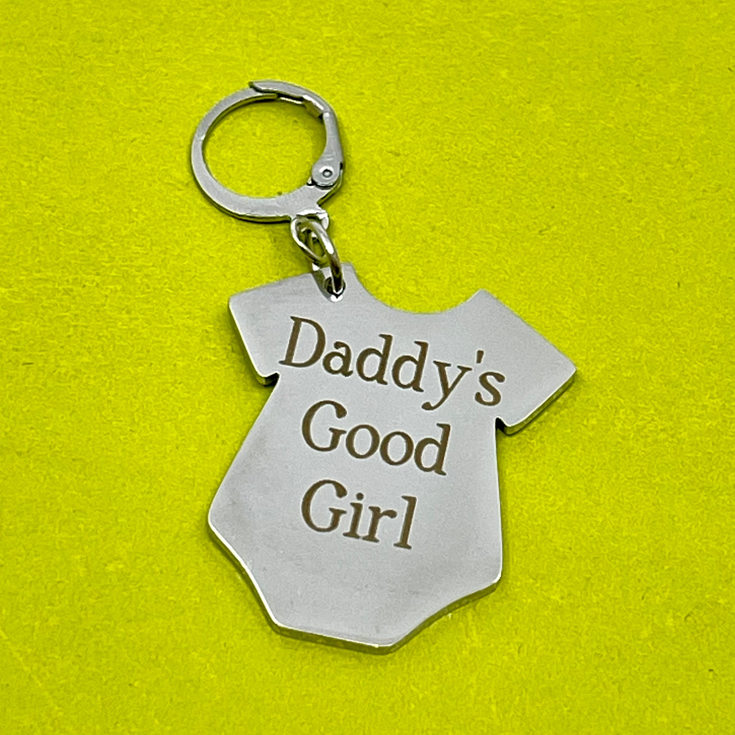 Custom Steel Collar Tag - Onesie Collar Tag Restrained Grace