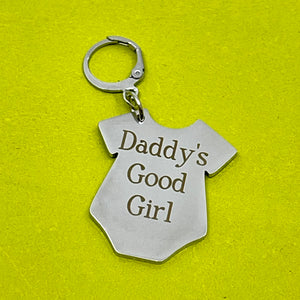 Custom Steel Collar Tag - Onesie Collar Tag Restrained Grace