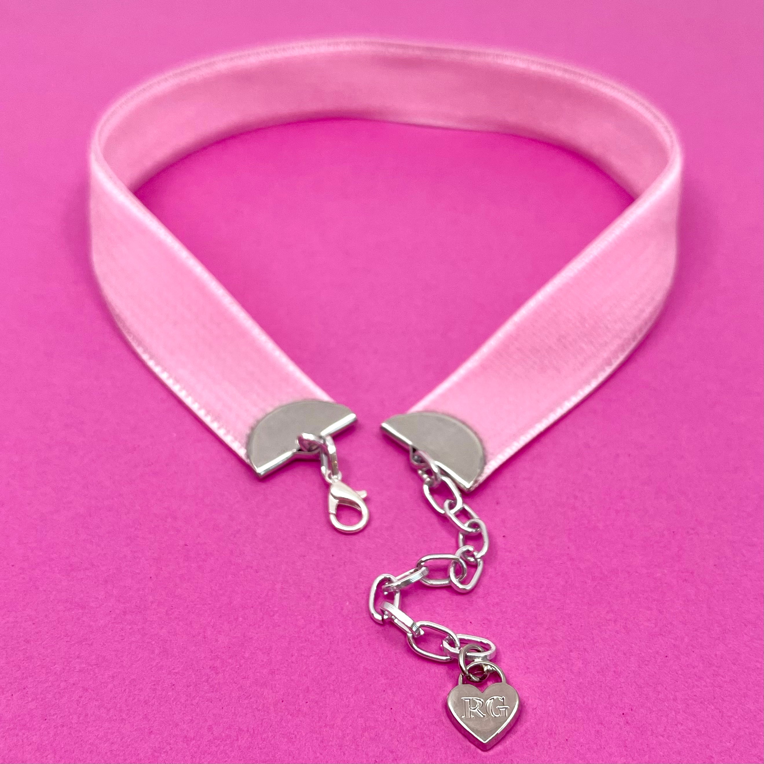 Pink Velvet Choker