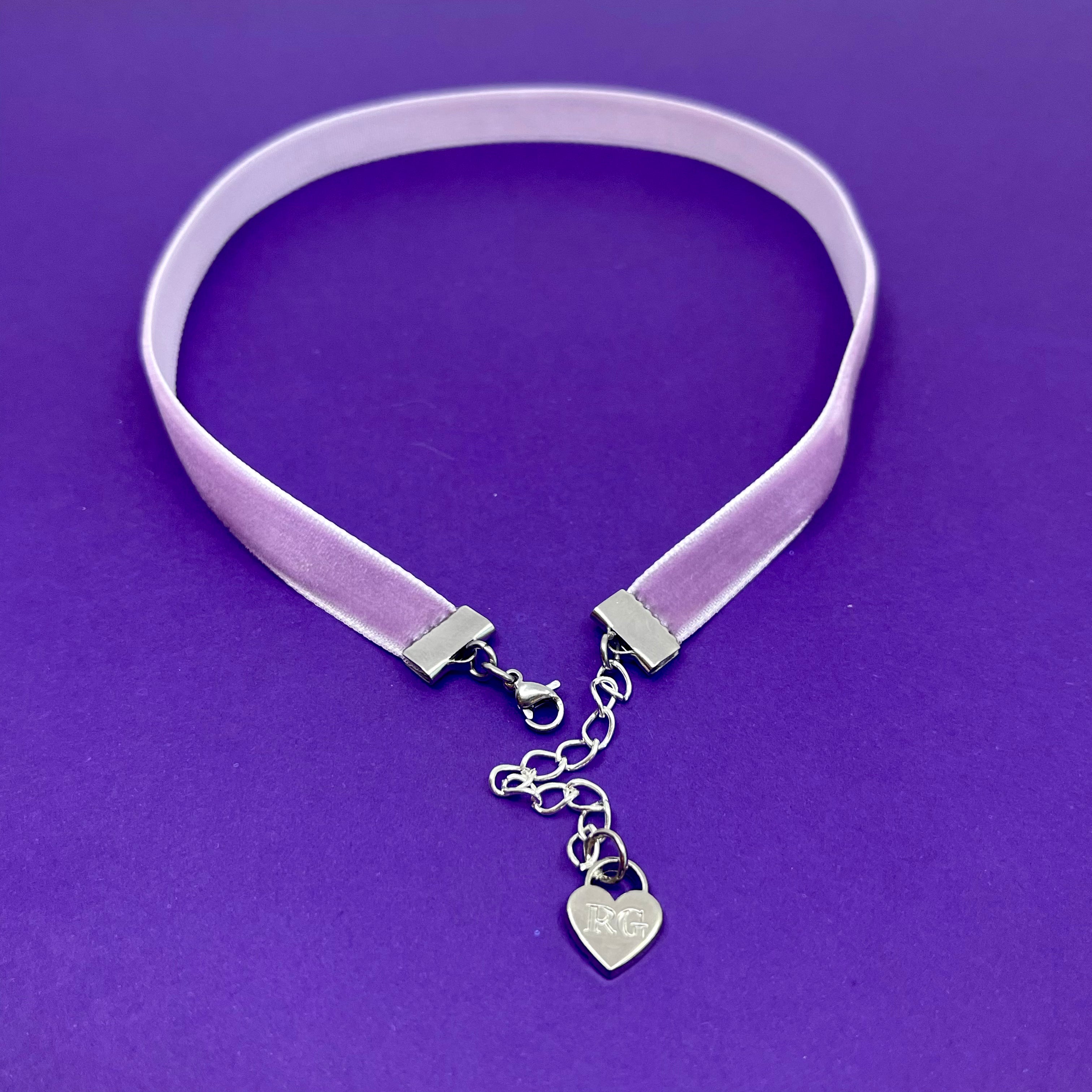 Wisteria Velvet Mini Choker