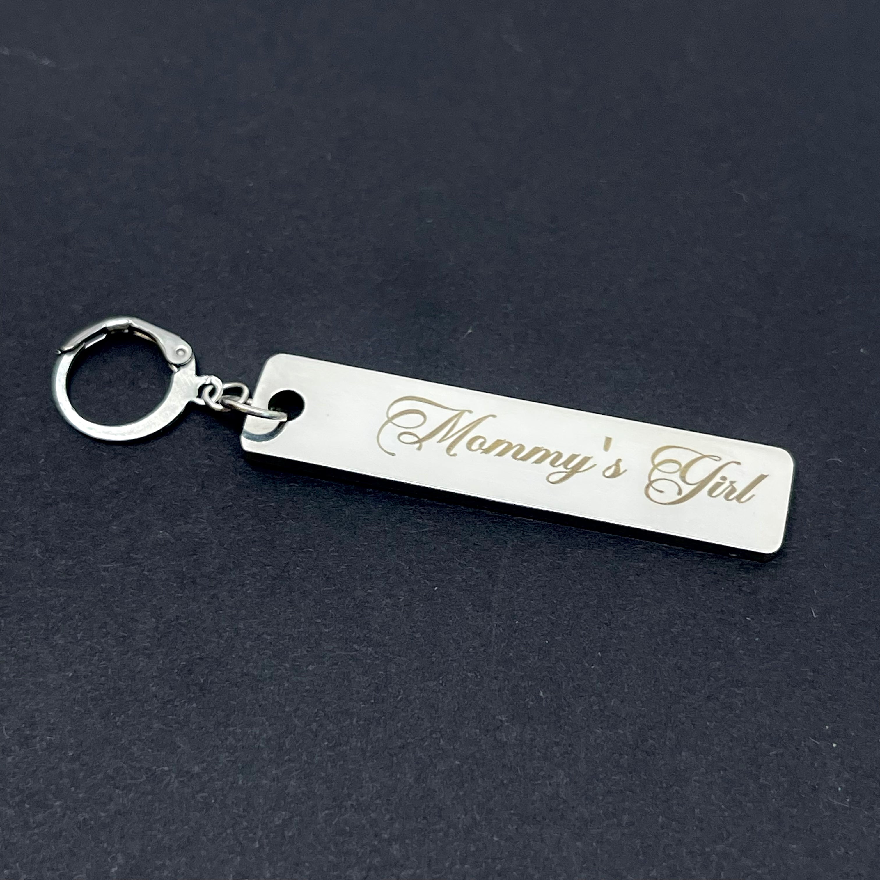 Custom Steel Collar Tag - Bar Collar Tag Restrained Grace
