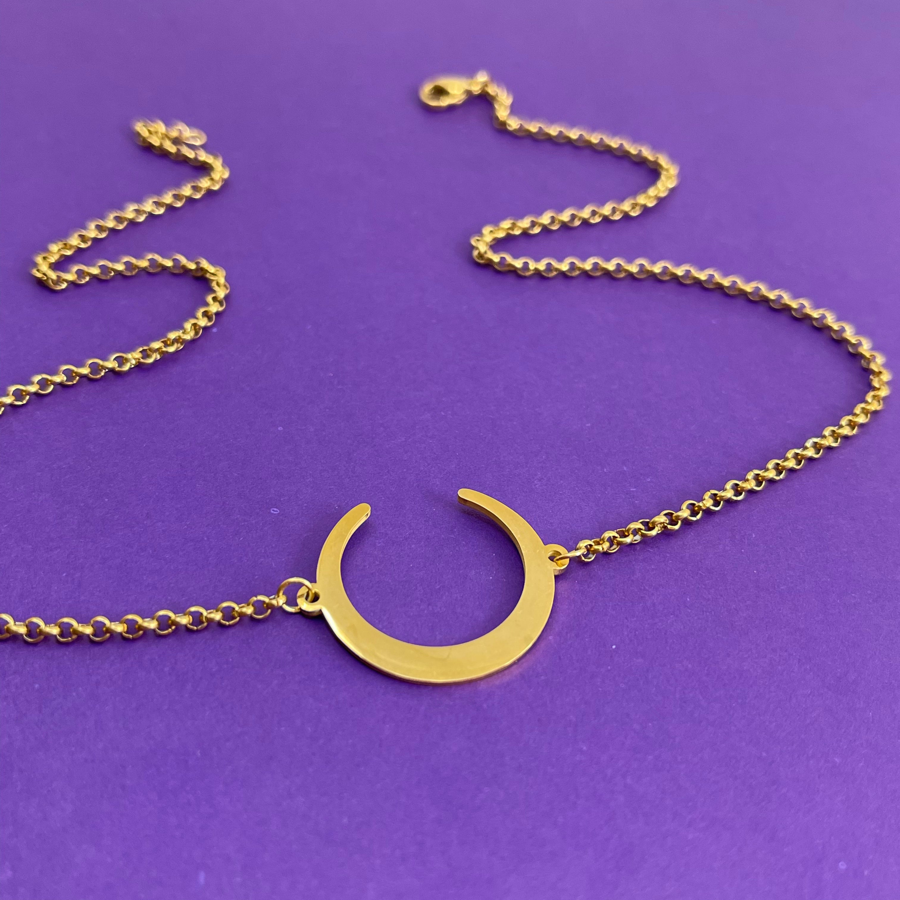 The Luna Day Collar - Stainless Steel Day Collar Restrained Grace