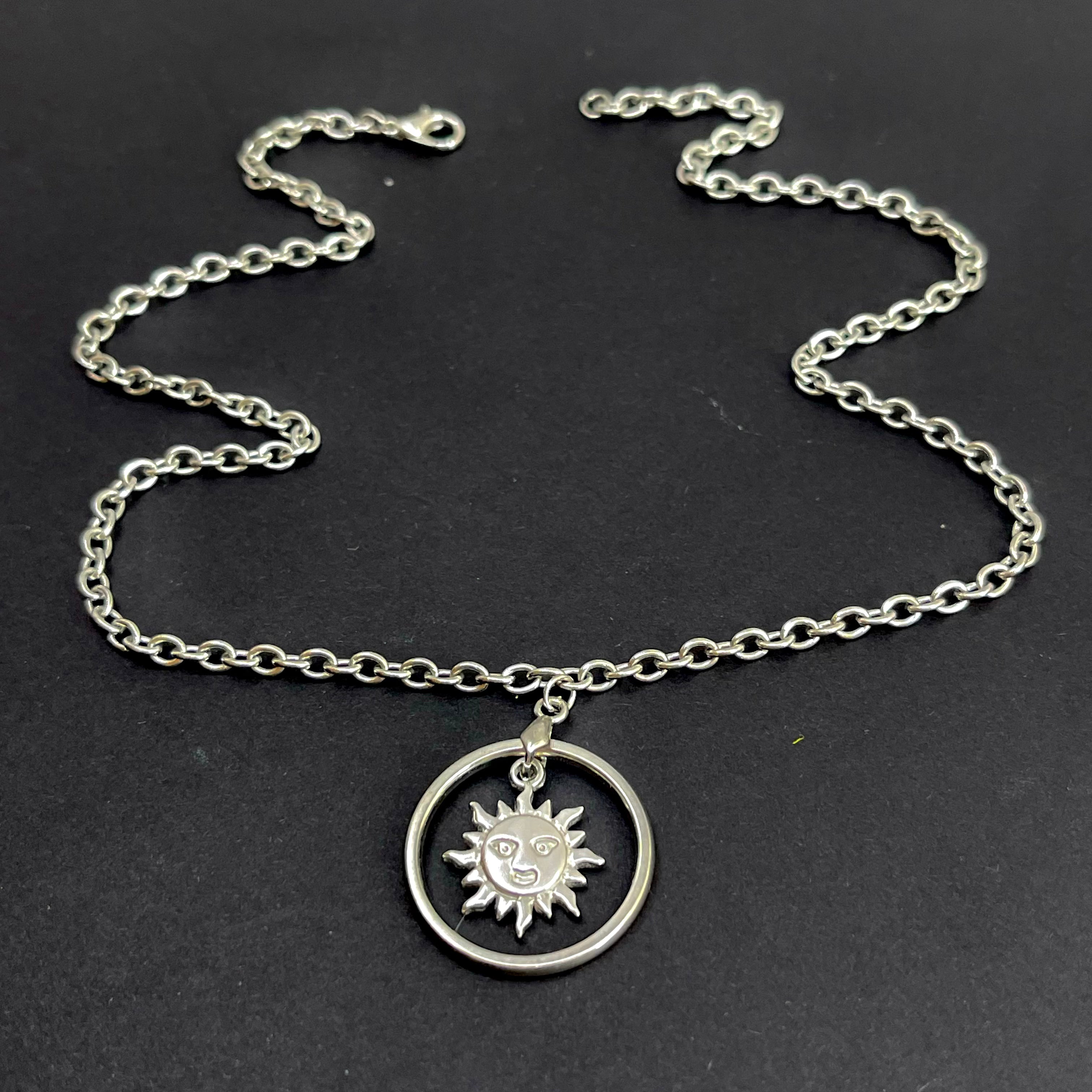 Celestial Sun Day Collar - Stainless Steel Day Collar Restrained Grace