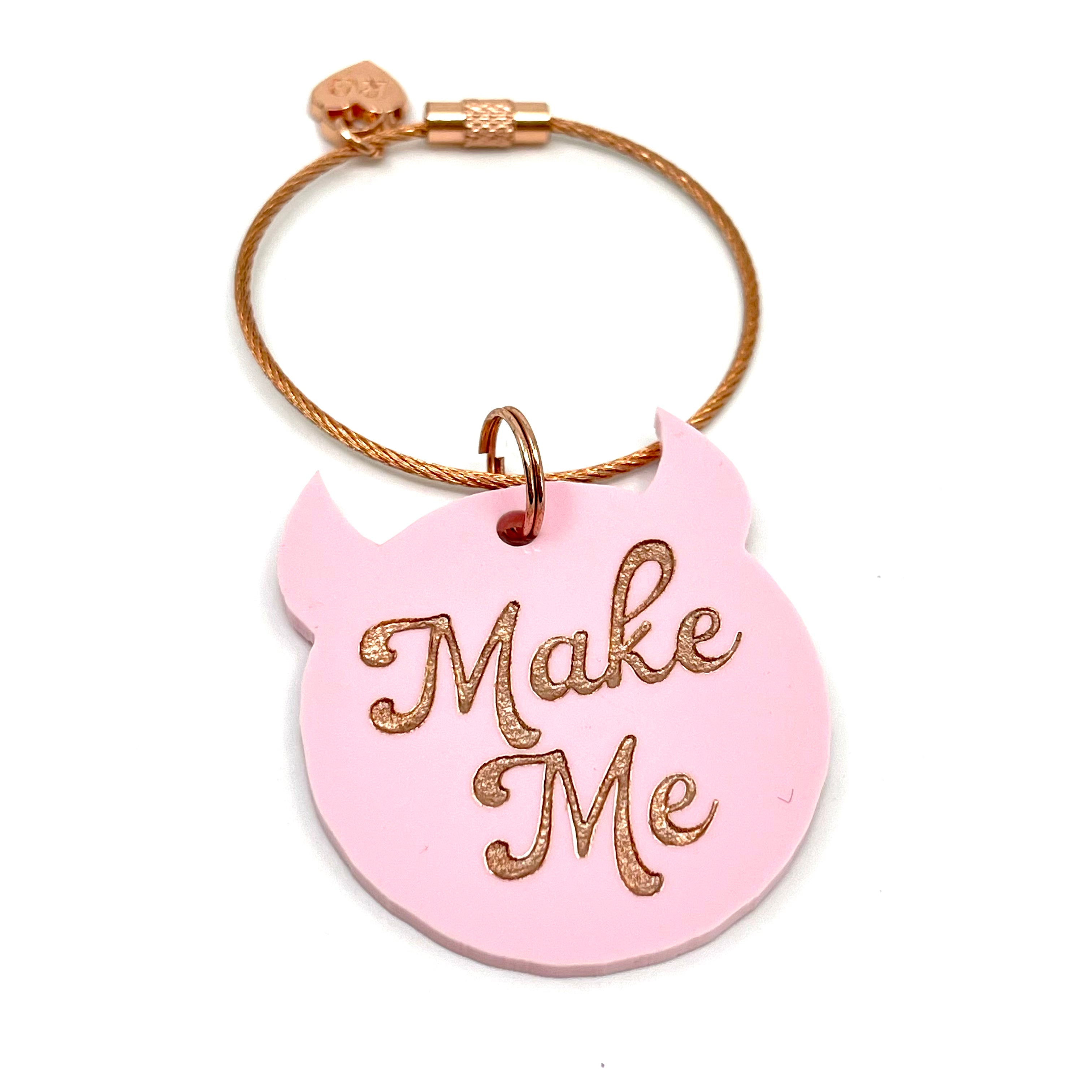 Make Me - Brat Keychain/Bag Tag