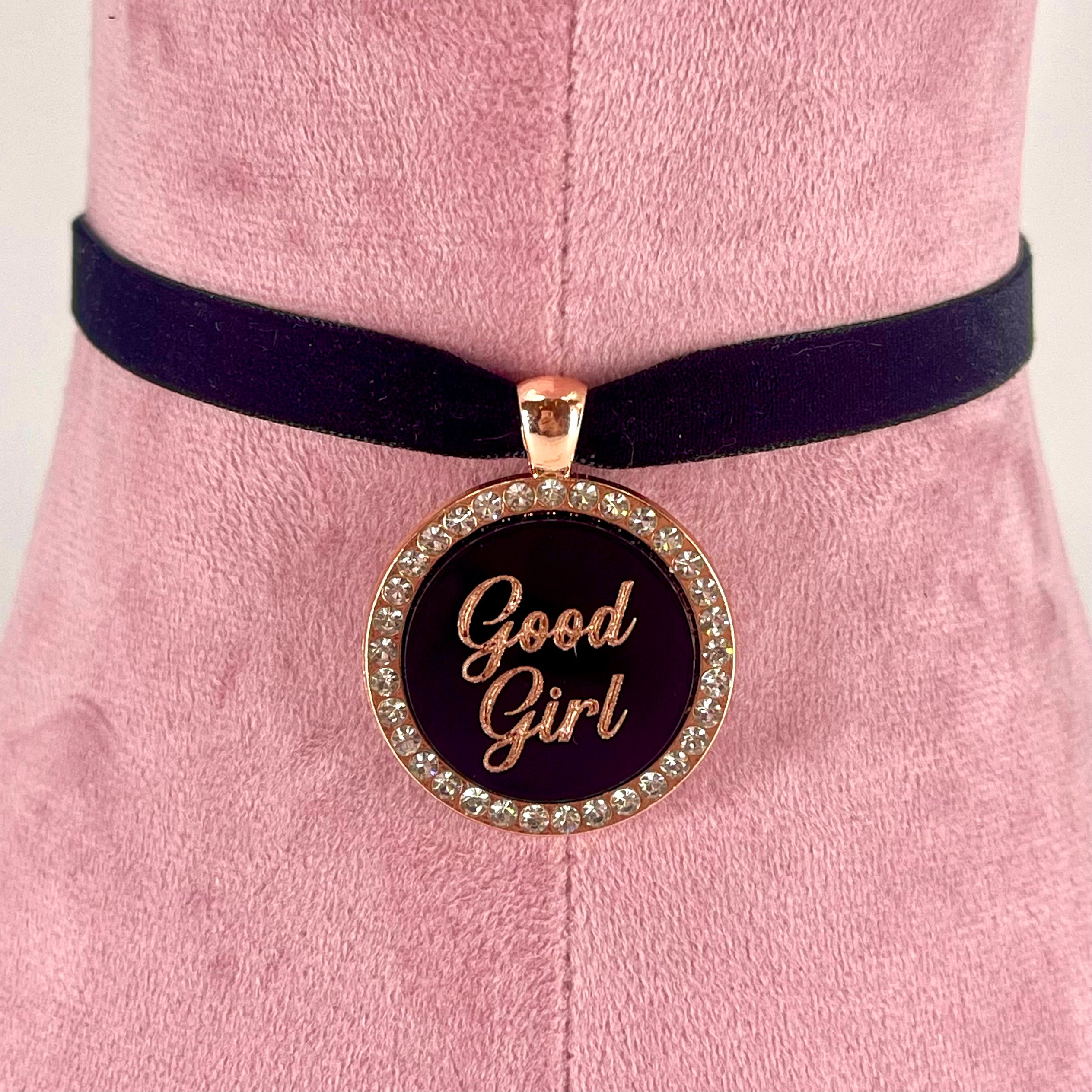 Custom McBling Mini Velvet Choker