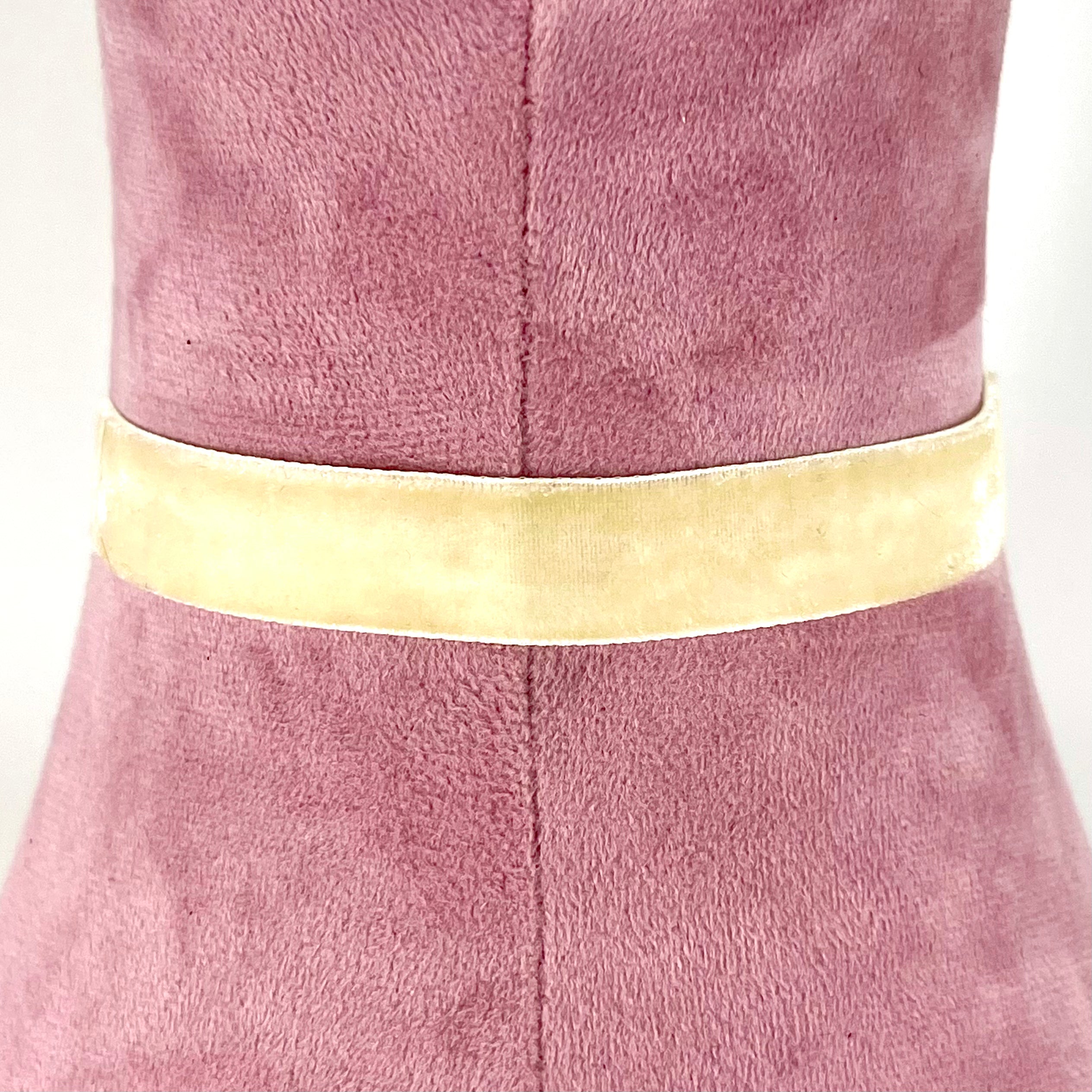 Ivory Velvet Choker - Sizes 12"-24"