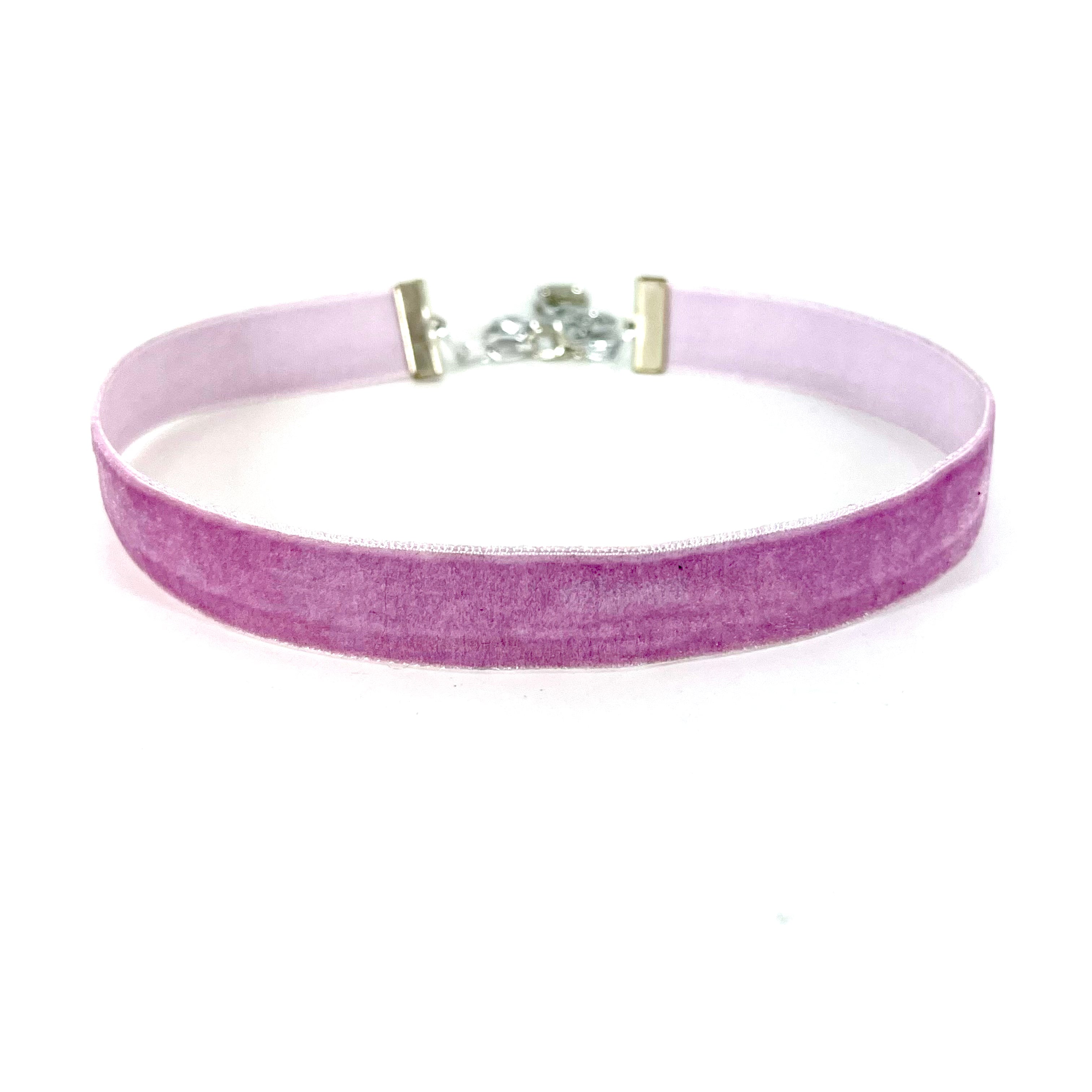 Wisteria Velvet Choker - Sizes 12"-24"