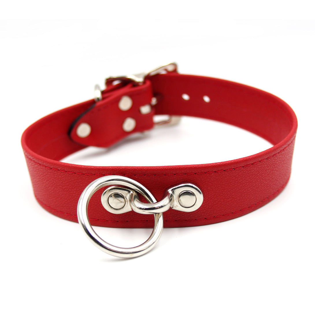 Design Your Own Classic Leather Bondage Collar Collar Restrained Grace   