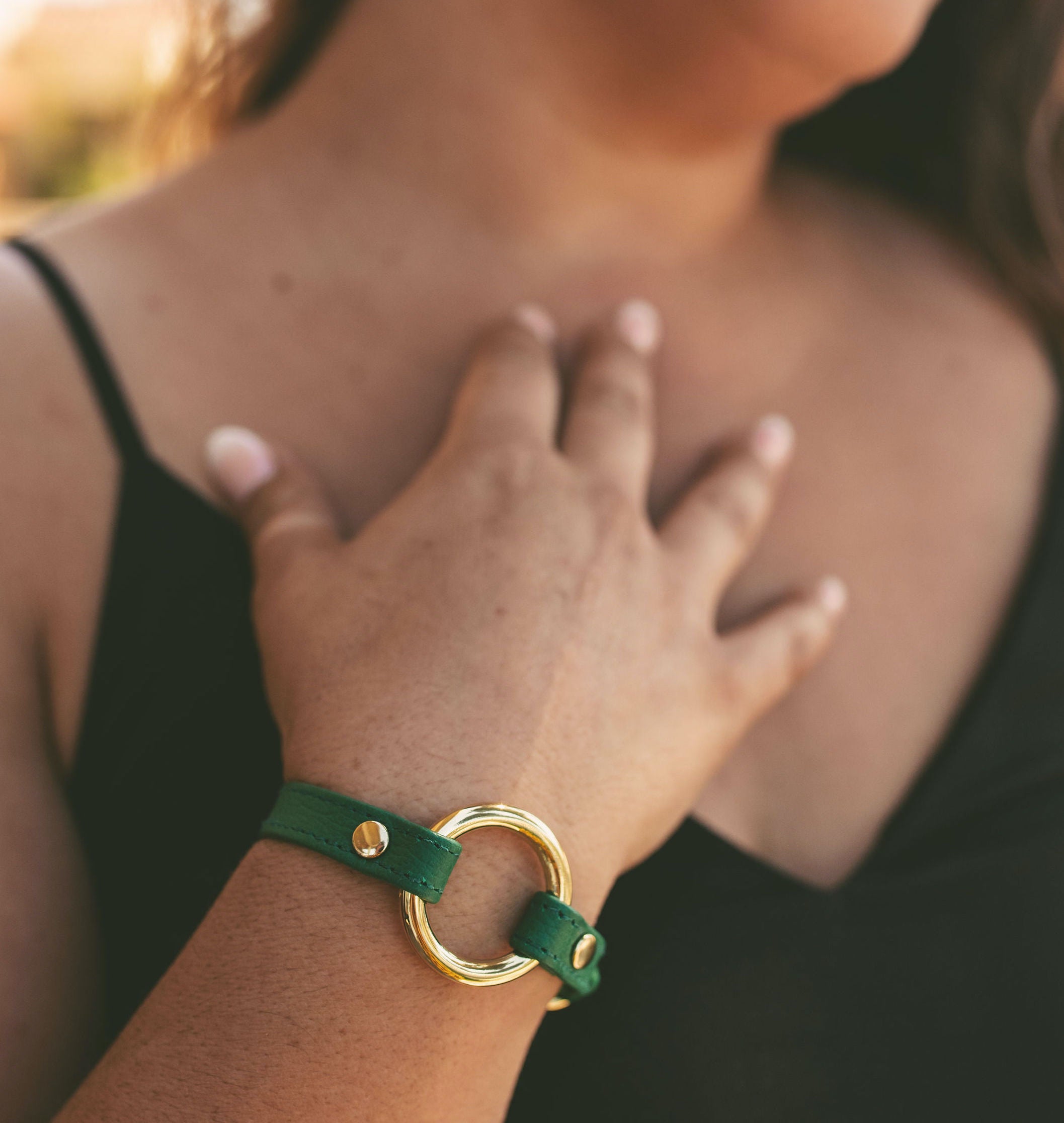 Design Your Own BDSM Ring of O Wrist Cuff