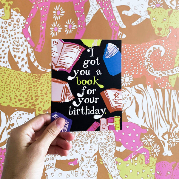 Ash + Chess - "I Got You a Book for Your Birthday" Greeting Card
