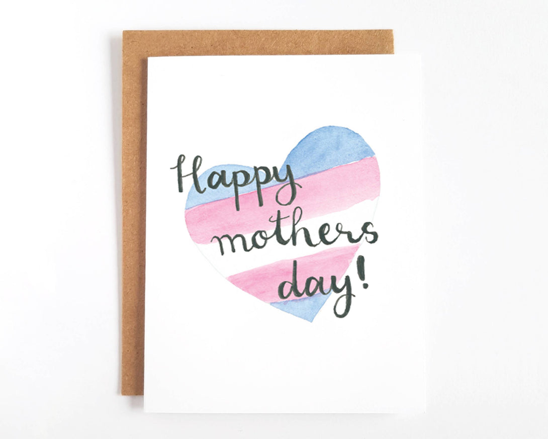 Little Rainbow Paper Co - Mothers Day Trans Card Greeting Card Little Rainbow Paper Co   