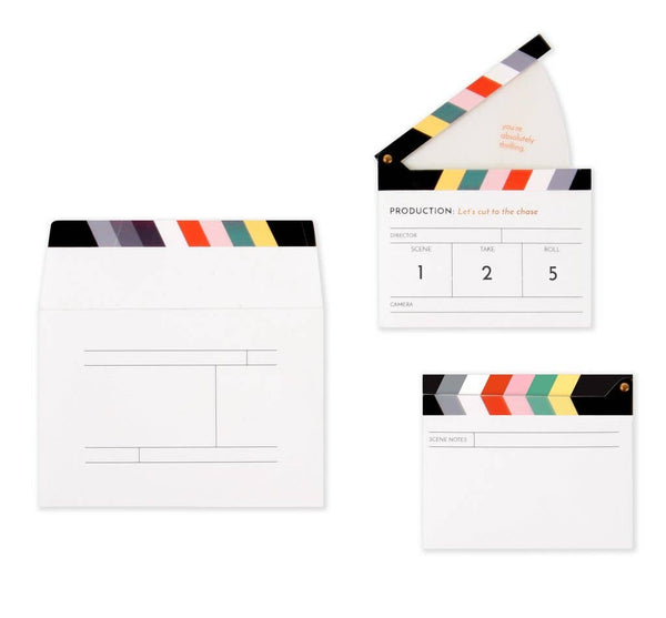 UWP Luxe - You're Absolutely Thrilling Clapperboard Greeting Card Greeting Card UWP Luxe   
