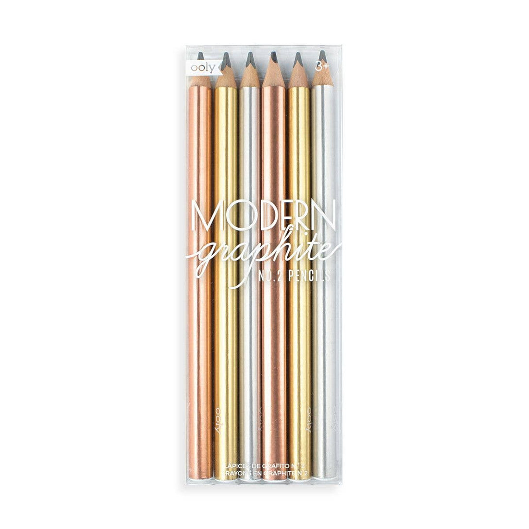 OOLY - Modern Graphite Pencils - Set of 6 Pens & Pencils OOLY   