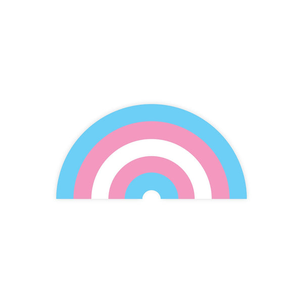 The Little Gay Shop - Trans Pride Rainbow Sticker Sticker The Little Gay Shop   