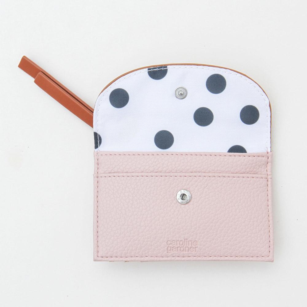 Caroline Gardner - Blush Pink & Rose Gold Cardholder Coin Purse Bags Caroline Gardner   