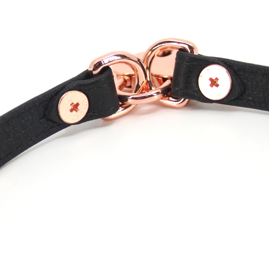 Custom Spiked Locking Mini Collar - BDSM Day Collar Collar Restrained Grace   