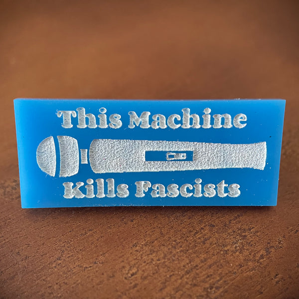 This Machine Kills Fascists Pin Pin Restrained Grace   