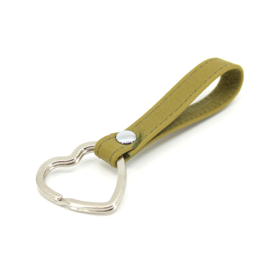 Custom Leather Heart Keychain - BDSM Key Chain Keychain Restrained Grace   