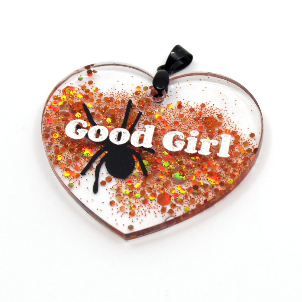 Halloween Praise Kink Collar Tag - Good Girl, Good Enby, or Good Boy Collar Tag Restrained Grace   