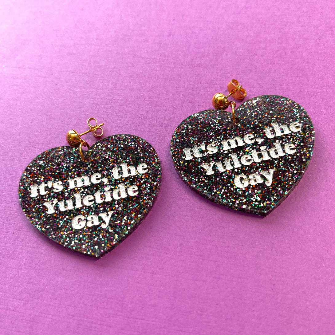 It's Me, The Yuletide Gay Earrings Earrings Restrained Grace   