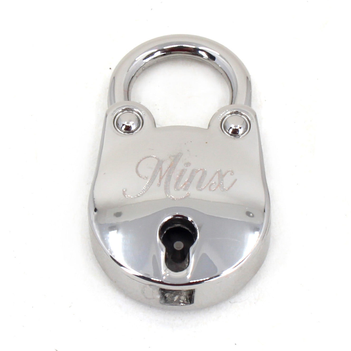 The Round Lock - BDSM Padlock Lock Restrained Grace Silver  