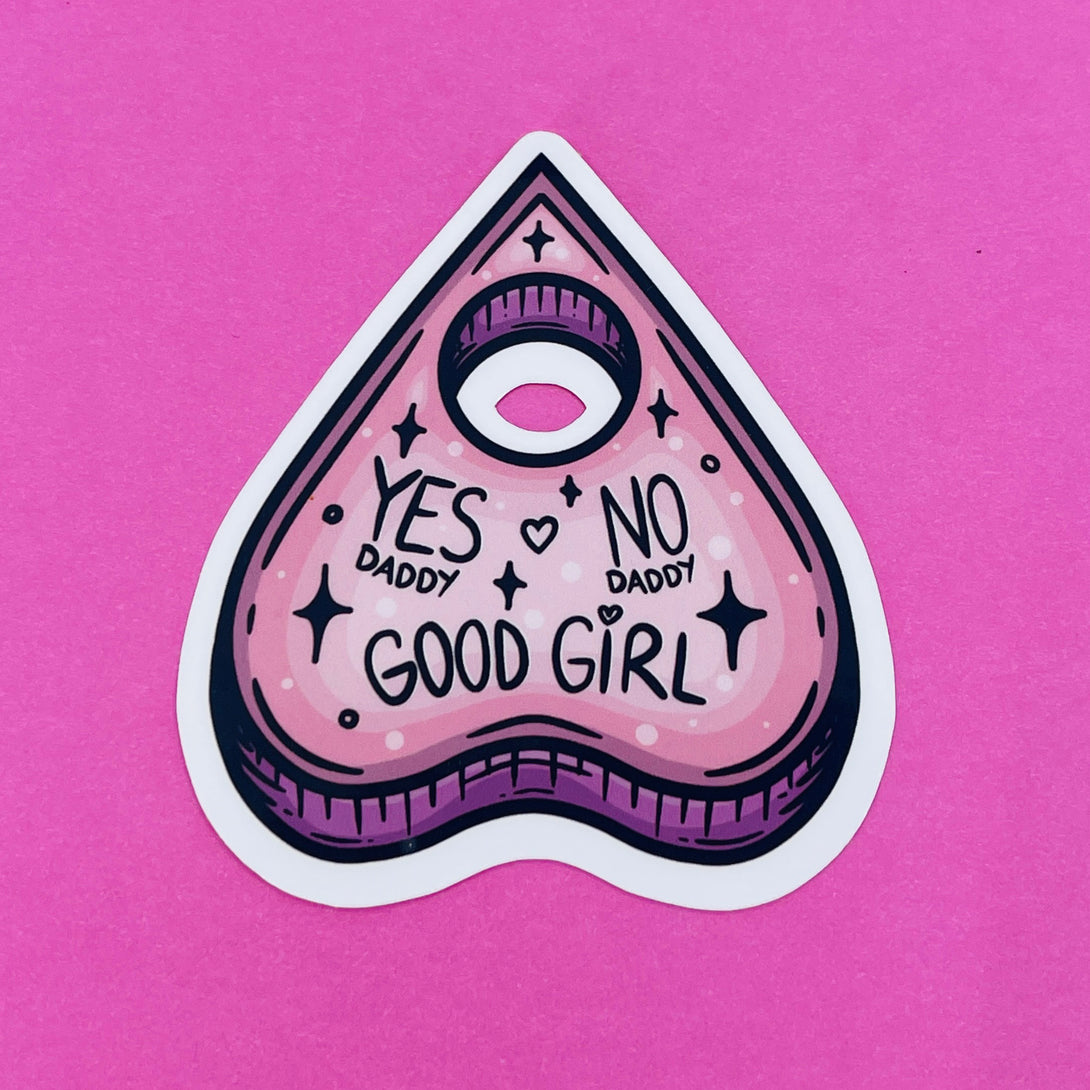 Sex Witch Planchette - Vinyl Sticker Sticker Restrained Grace   