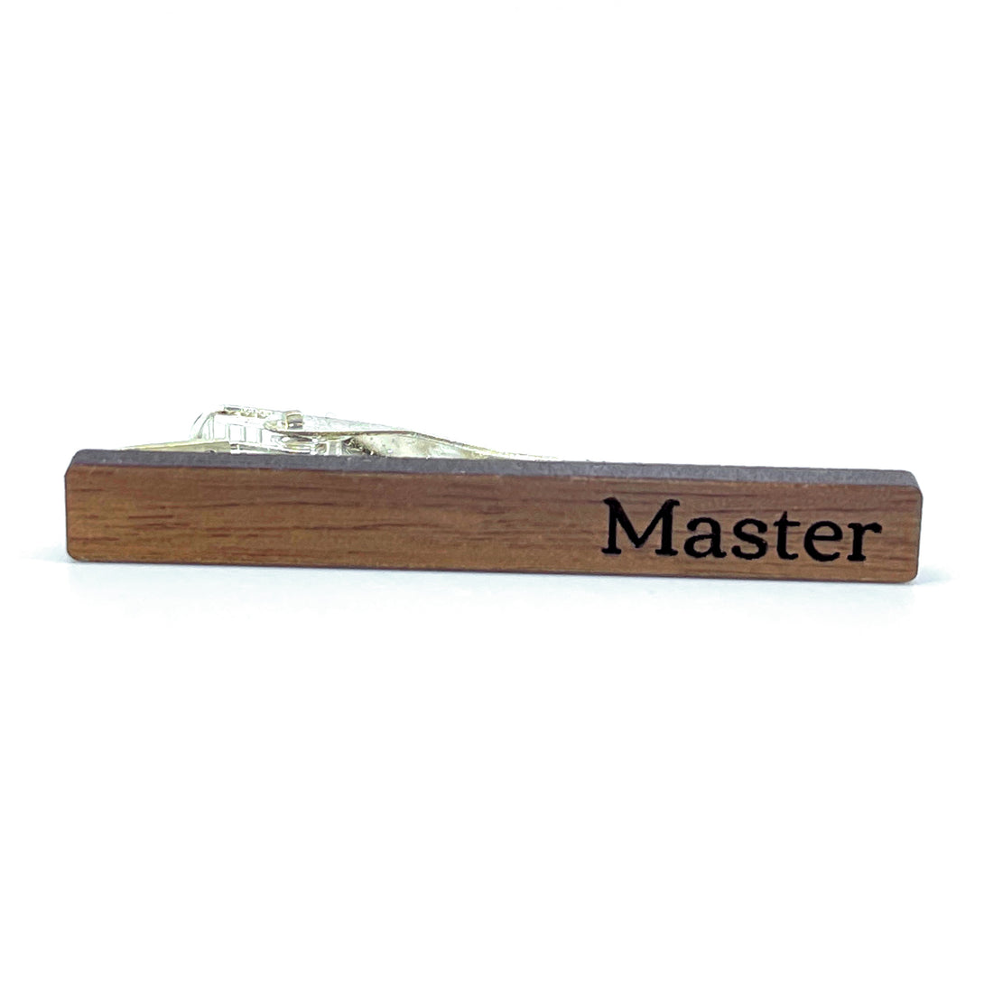 Master Walnut Wood Tie Clip Tie Clip Restrained Grace   
