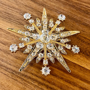 Snow Queen Brooch Brooch Restrained Grace Gold  
