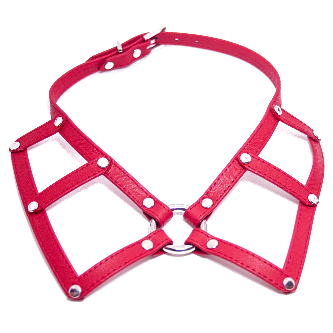 Custom Leather Peter Pan Collar - BDSM Day Collar Collar Restrained Grace   