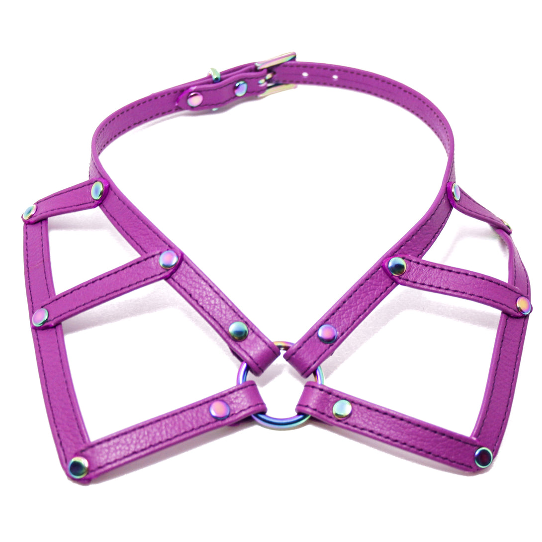 Custom Leather Peter Pan Collar - BDSM Day Collar Collar Restrained Grace   