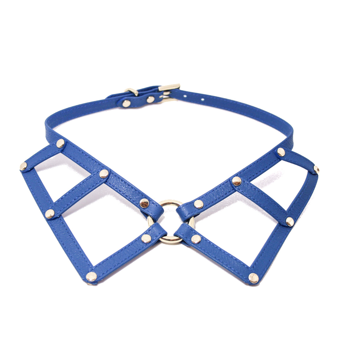 Custom Leather Peter Pan Collar - BDSM Day Collar Collar Restrained Grace   