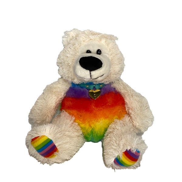 Plushland - Cream and Rainbow Bear