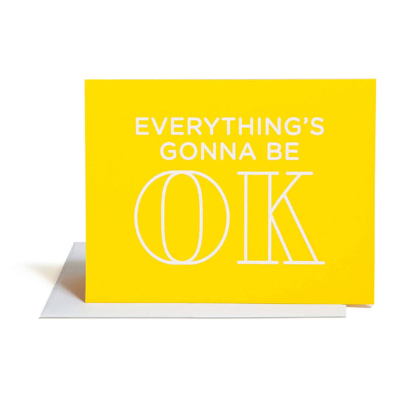 The Social Type - Everything's Gonna Be OK Greeting Card Greeting Card The Social Type   
