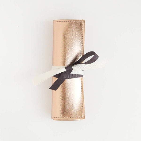 Caroline Gardner - Rose Gold Mini Jewelry Roll