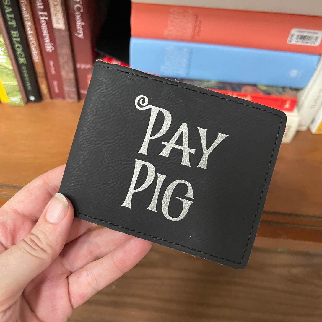 Pay Pig Bi-Fold Wallet Money Clip Restrained Grace   