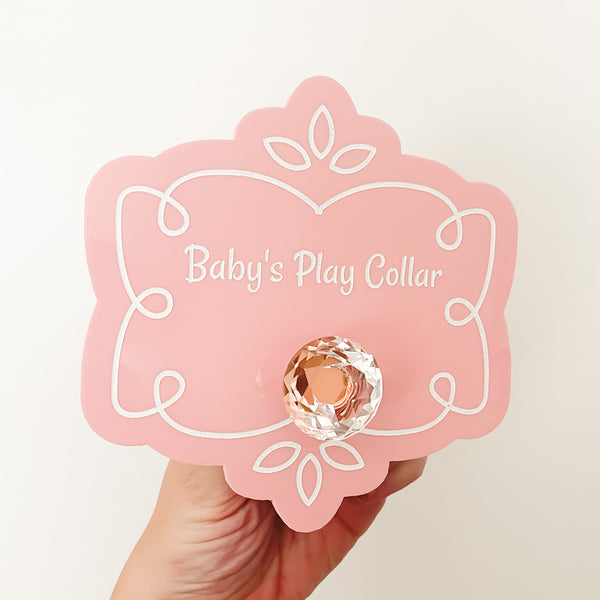 Precious Swirl Personalized Collar Display