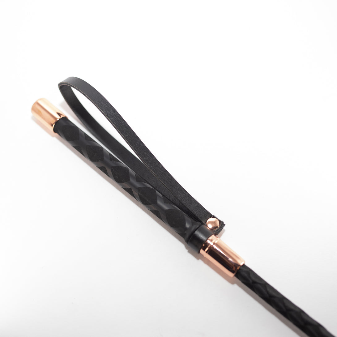 Rose Gold Riding Crop Crop Restrained Grace   