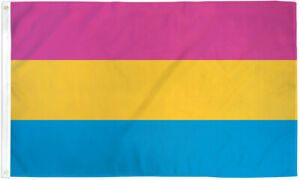 Pansexual Pride Flag Flag Restrained Grace   