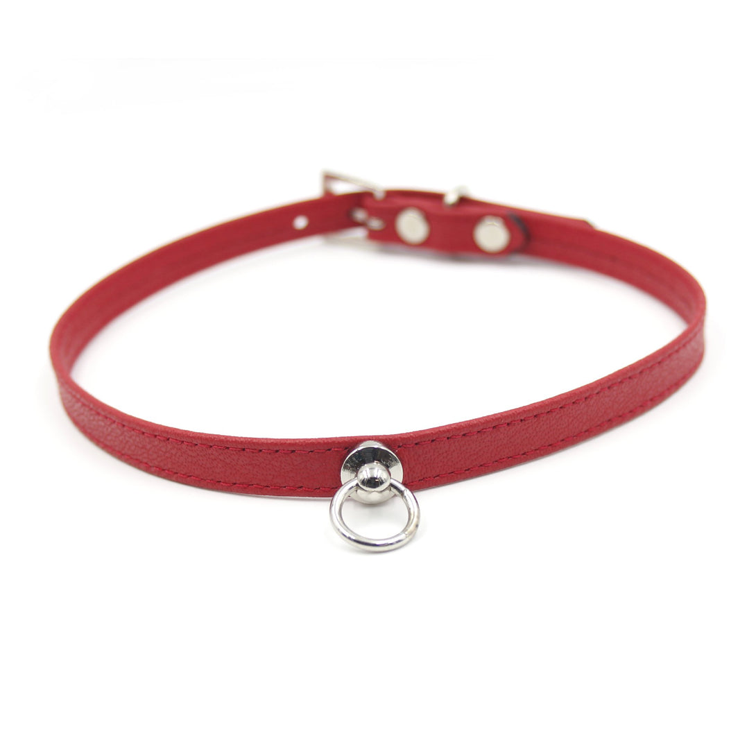 Design Your Own Leather Mini Collar - BDSM Day Collar Collar Restrained Grace   