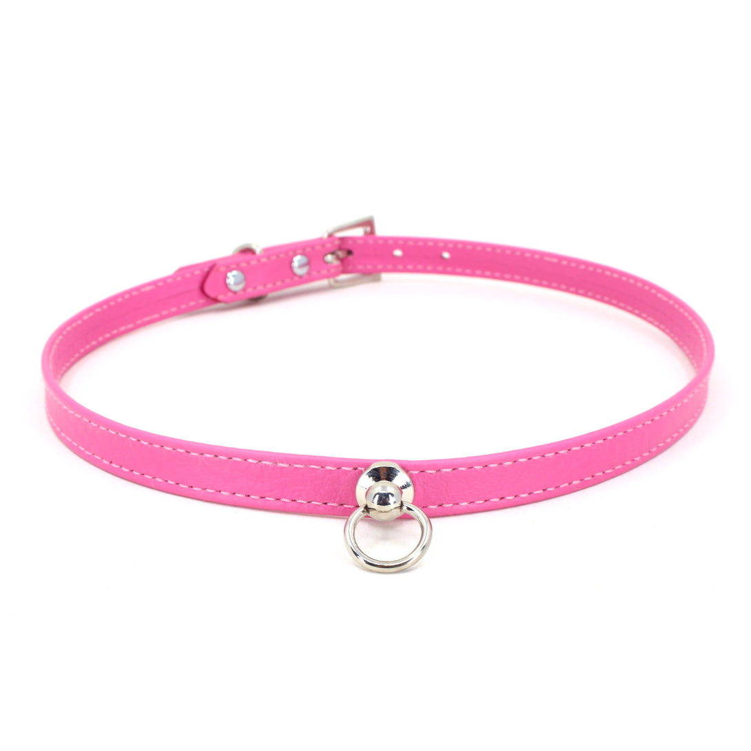 Design Your Own Leather Mini Collar - BDSM Day Collar Collar Restrained Grace   