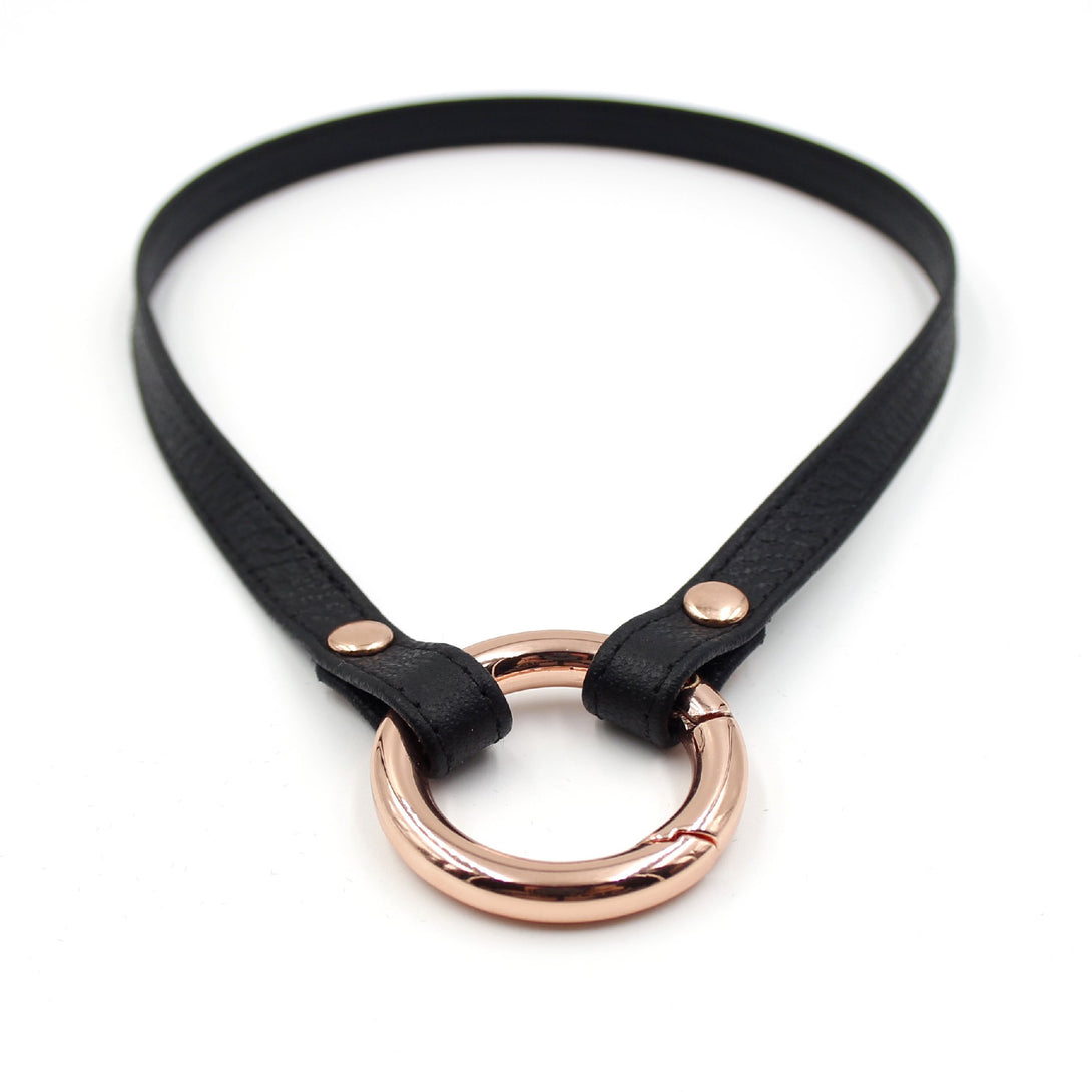 Design Your Own Sleek Ring of O Collar Collar Restrained Grace   