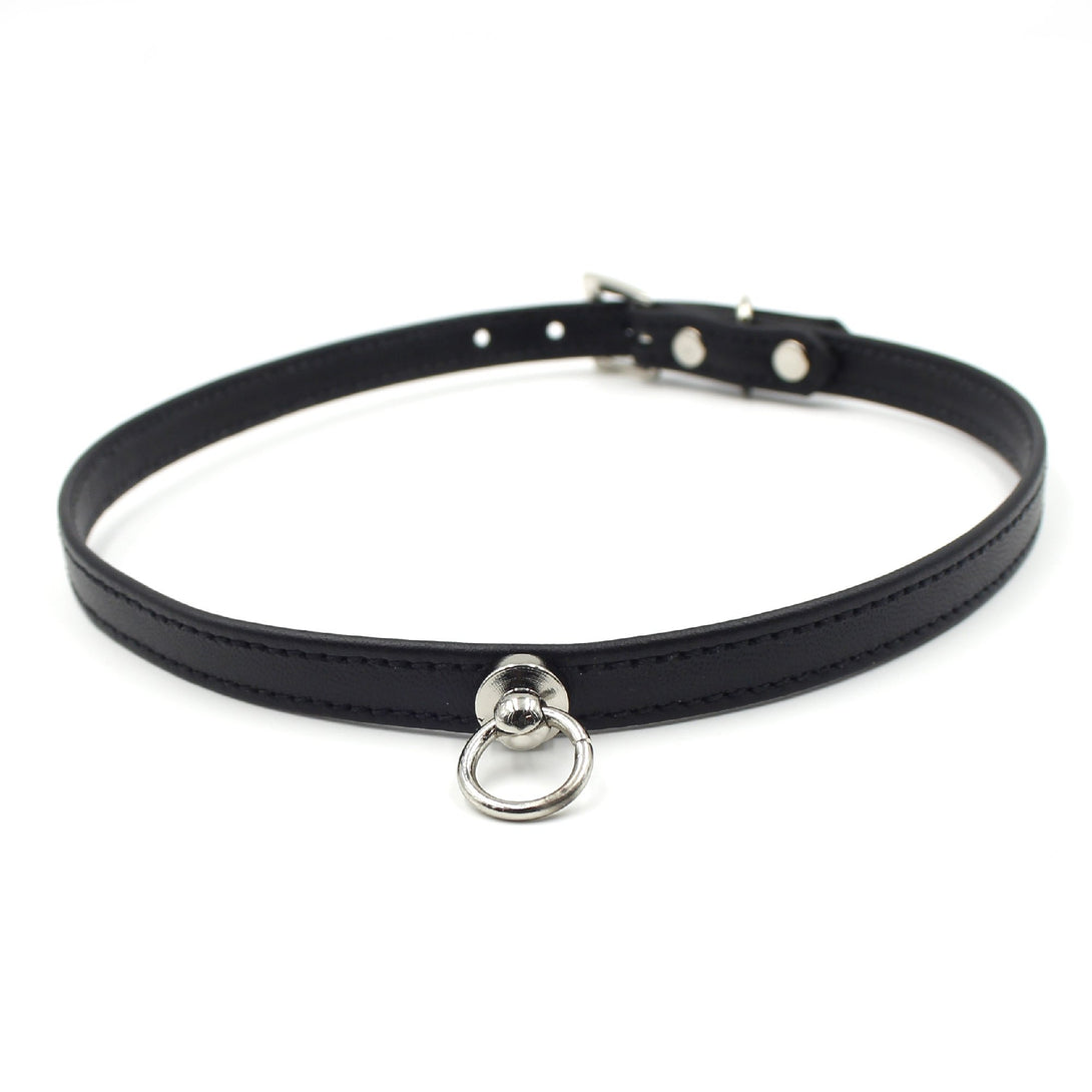 Design Your Own Leather Mini Collar - BDSM Day Collar Collar Restrained Grace   