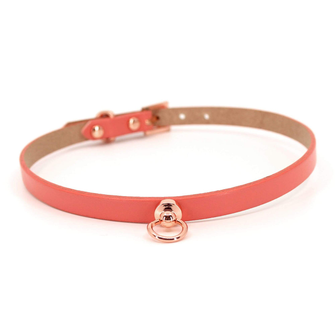 Design Your Own Leather Mini Collar - BDSM Day Collar Collar Restrained Grace   