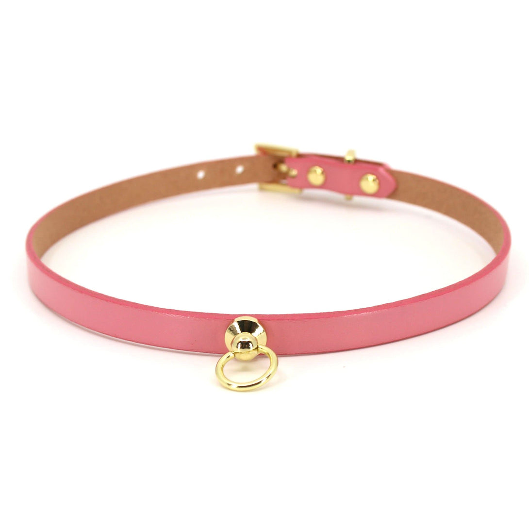 Design Your Own Leather Mini Collar - BDSM Day Collar Collar Restrained Grace   