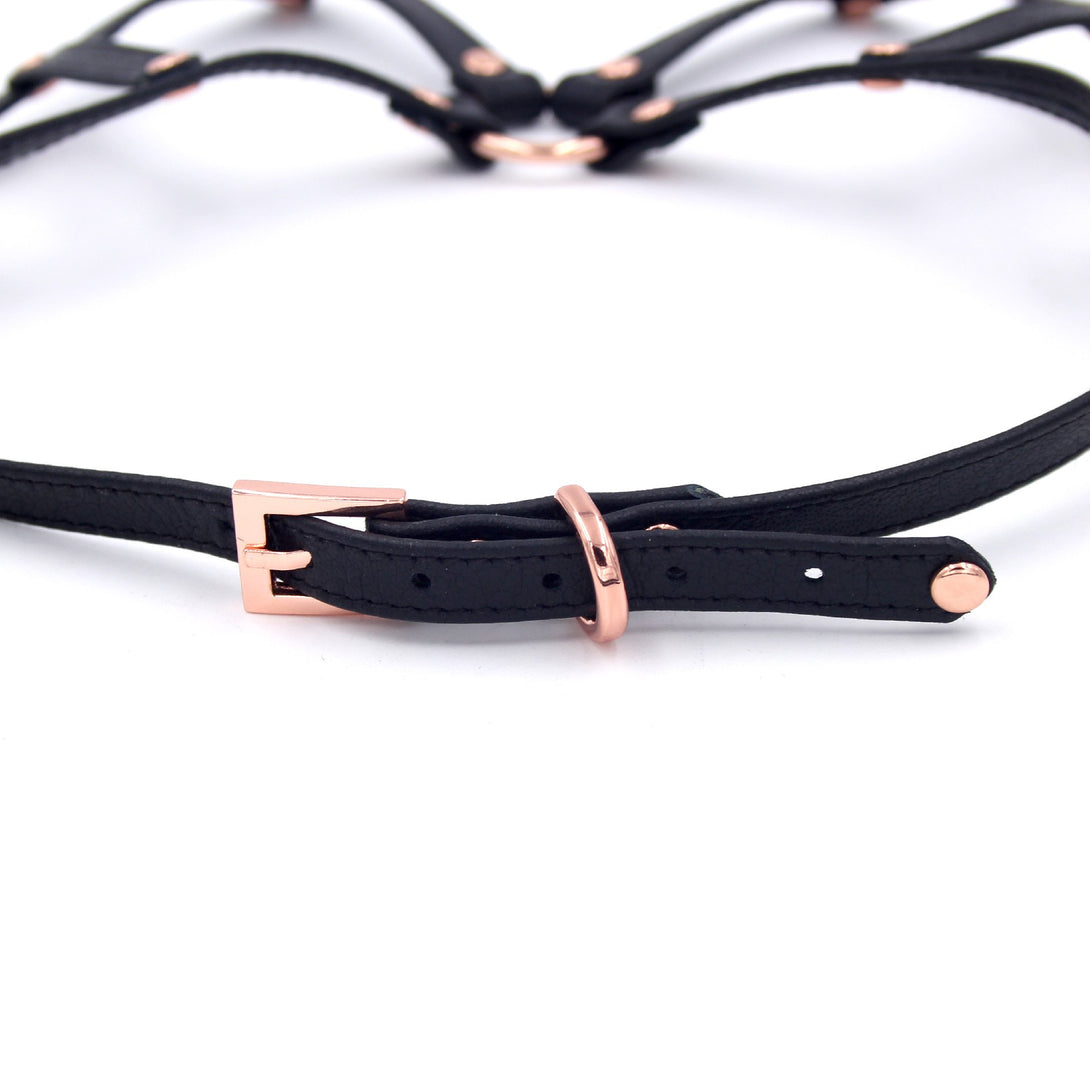 Custom Leather Peter Pan Collar - BDSM Day Collar Collar Restrained Grace   