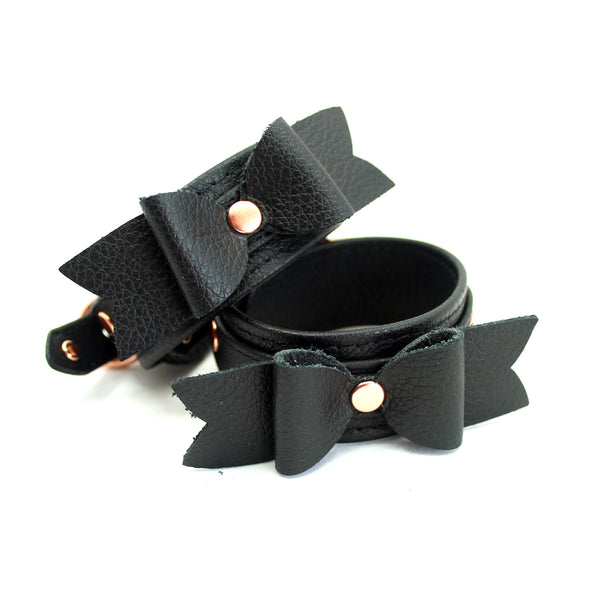 Design Your Own Deluxe Bow Bondage Cuffs Cuffs Restrained Grace   