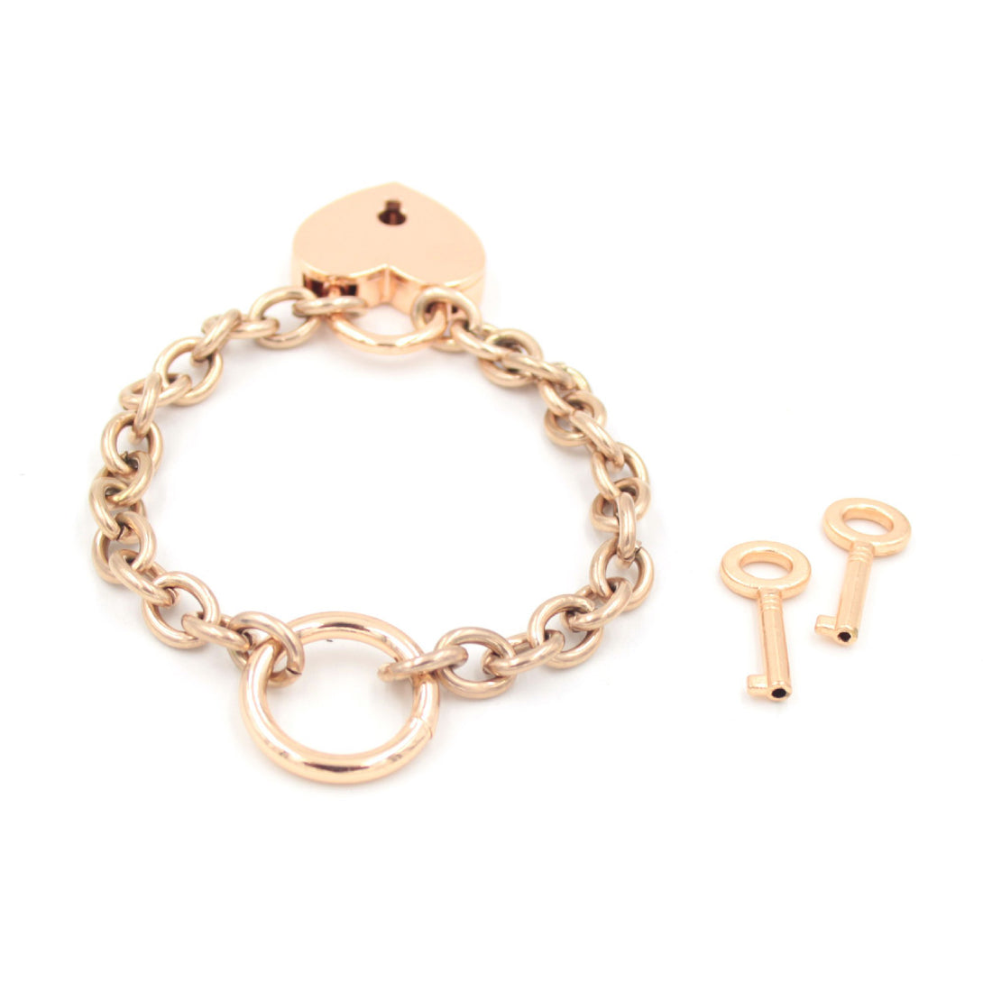 The Signature Ring of O Locking Chain Cuff Cuffs Restrained Grace Gold  
