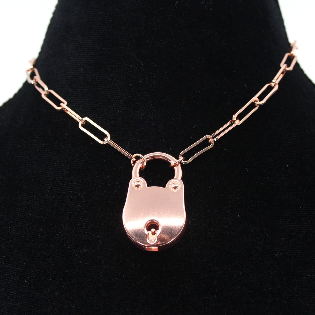 Restrained Grace Day Collar The Rose Gold Filled Day Collar - BDSM Day Collar