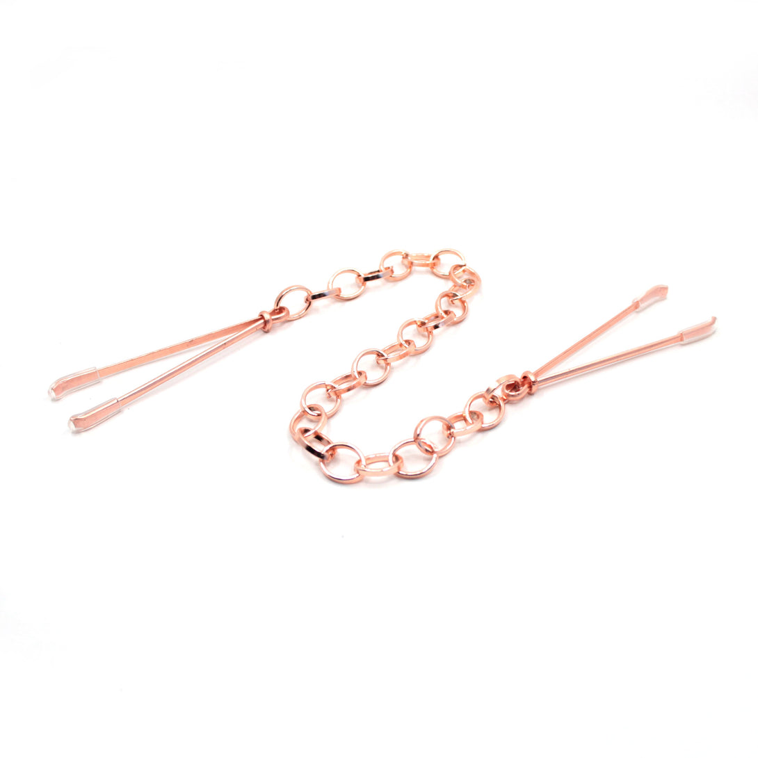 Restrained Grace Nipple Clamps The Tweezer Nipple Clamps in Rose Gold